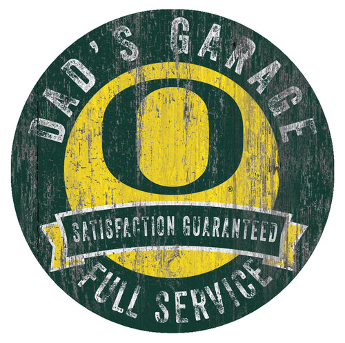 Oregon Ducks Dad's Garage Sign