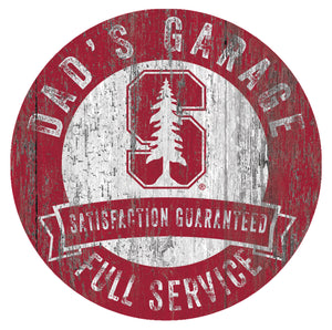 Stanford Cardinals Dad's Garage Sign