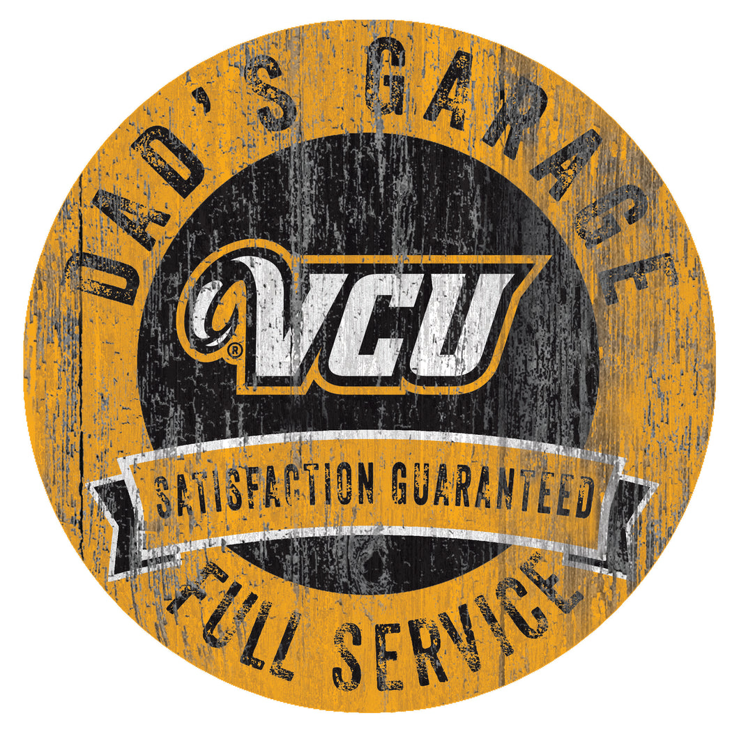 VCU Rams Dad's Garage Sign