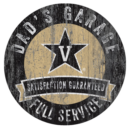 Vanderbilt Commodores Dad's Garage Sign