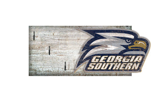 Georgia Southern Eagles Key Holder 6"x12"