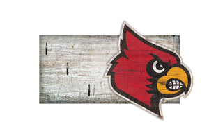 Louisville Cardinals Key Holder 6"x12"