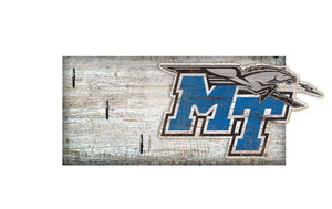 Middle Tennessee State Blue Raiders Key Holder 6"x12"