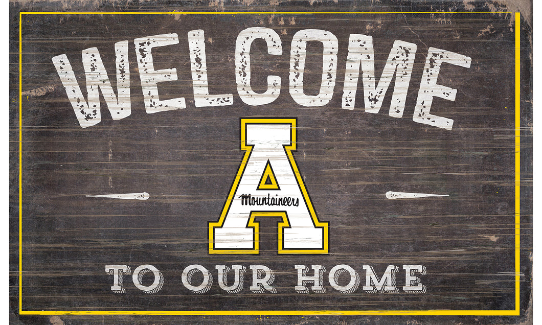 Appalachian State Welcome to Our Home Sign  - 11