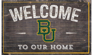 Baylor Bears Welcome to Our Home Sign  - 11"x19"