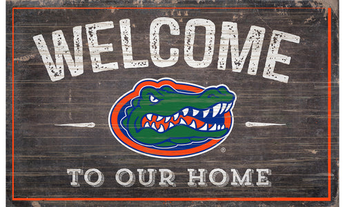 Florida Gators Welcome to Our Home Sign  - 11