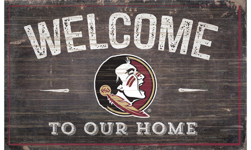  Florida State Seminoles Welcome to Our Home Sign  - 11