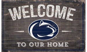 Penn State Nittany Lions Welcome to Our Home Sign  - 11"x19"