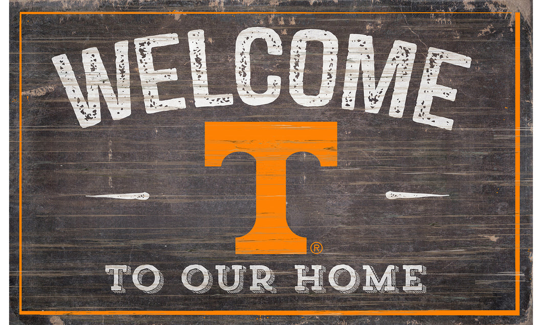 Tennessee Volunteers Welcome to Our Home Sign  - 11