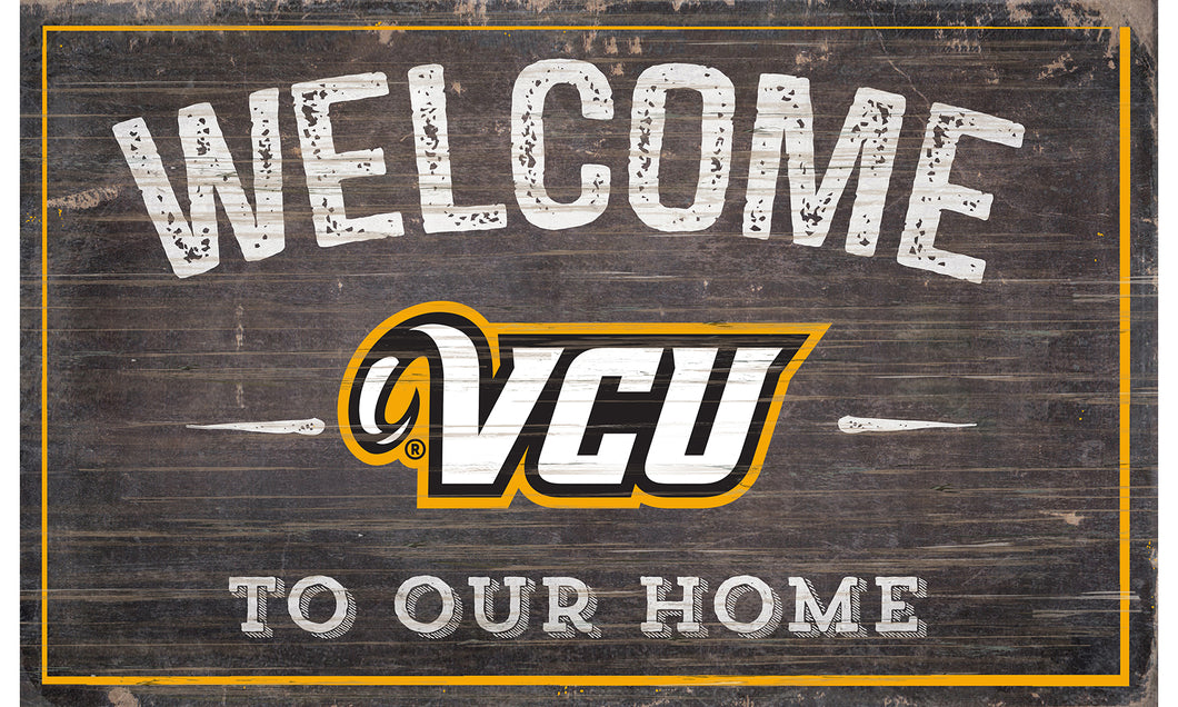 VCU Rams Welcome to Our Home Sign  - 11