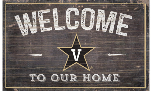 Vanderbilt Commodores Welcome to Our Home Sign  - 11