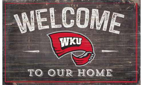 Western Kentucky Hilltoppers Welcome to Our Home Sign  - 11