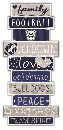 Butler Bulldogs Celebrations Stack Wood Sign -24
