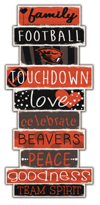 Oregon State Beavers Celebrations Stack Wood Sign -24"