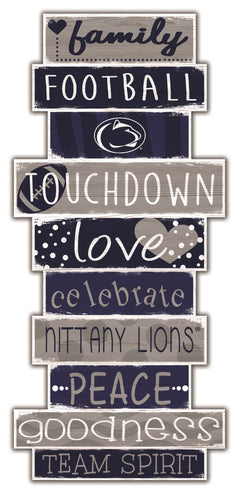 Penn State Nittany Lions Celebrations Stack Wood Sign -24