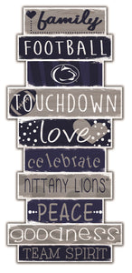 Penn State Nittany Lions Celebrations Stack Wood Sign -24"