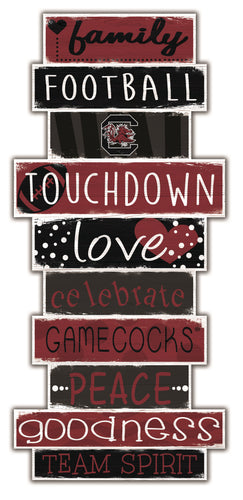 South Carolina Gamecocks Celebrations Stack Wood Sign -24