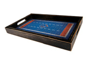 Boise State Broncos Football Field Wood Tray