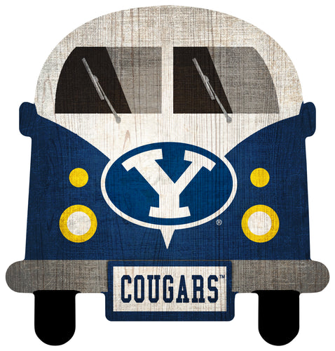 BYU Cougars Team Bus Sign