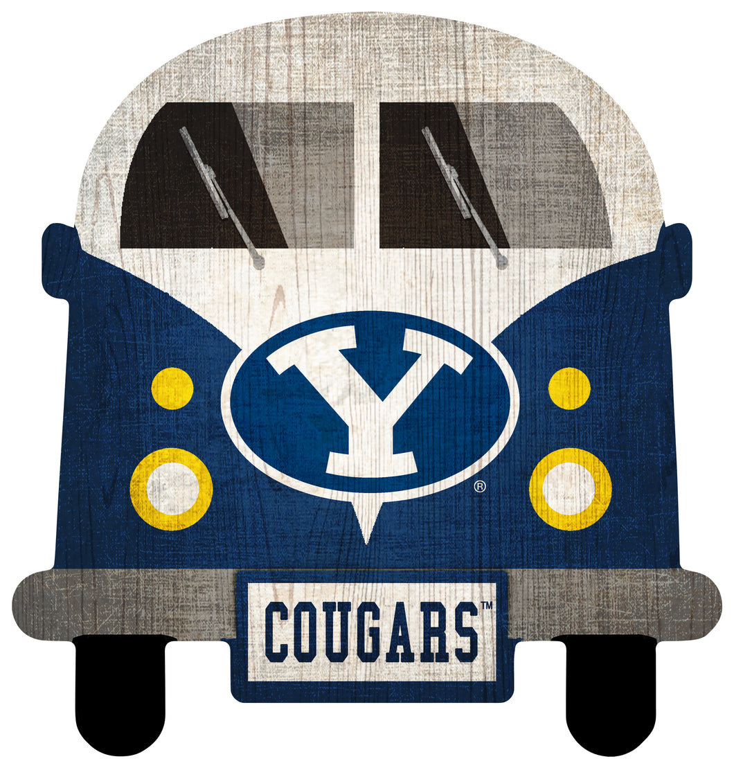 BYU Cougars Team Bus Sign