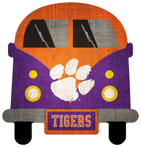 Clemson Tigers Team Bus Sign