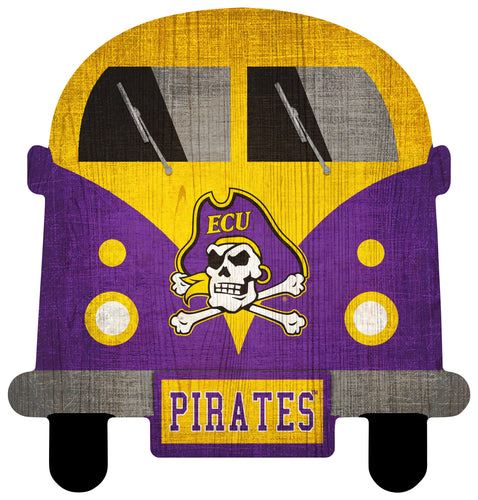 East Carolina Pirates Team Bus Sign