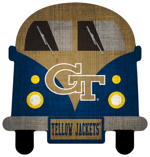 Georgia Tech Yellowjackets Team Bus Sign