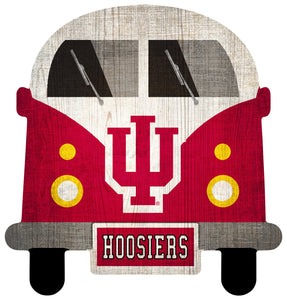 Indiana  Hoosiers Team Bus Sign