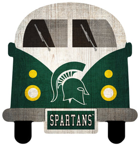 Michigan State  Spartans Team Bus Sign