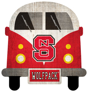 NC State Wolfpack Team Bus Sign