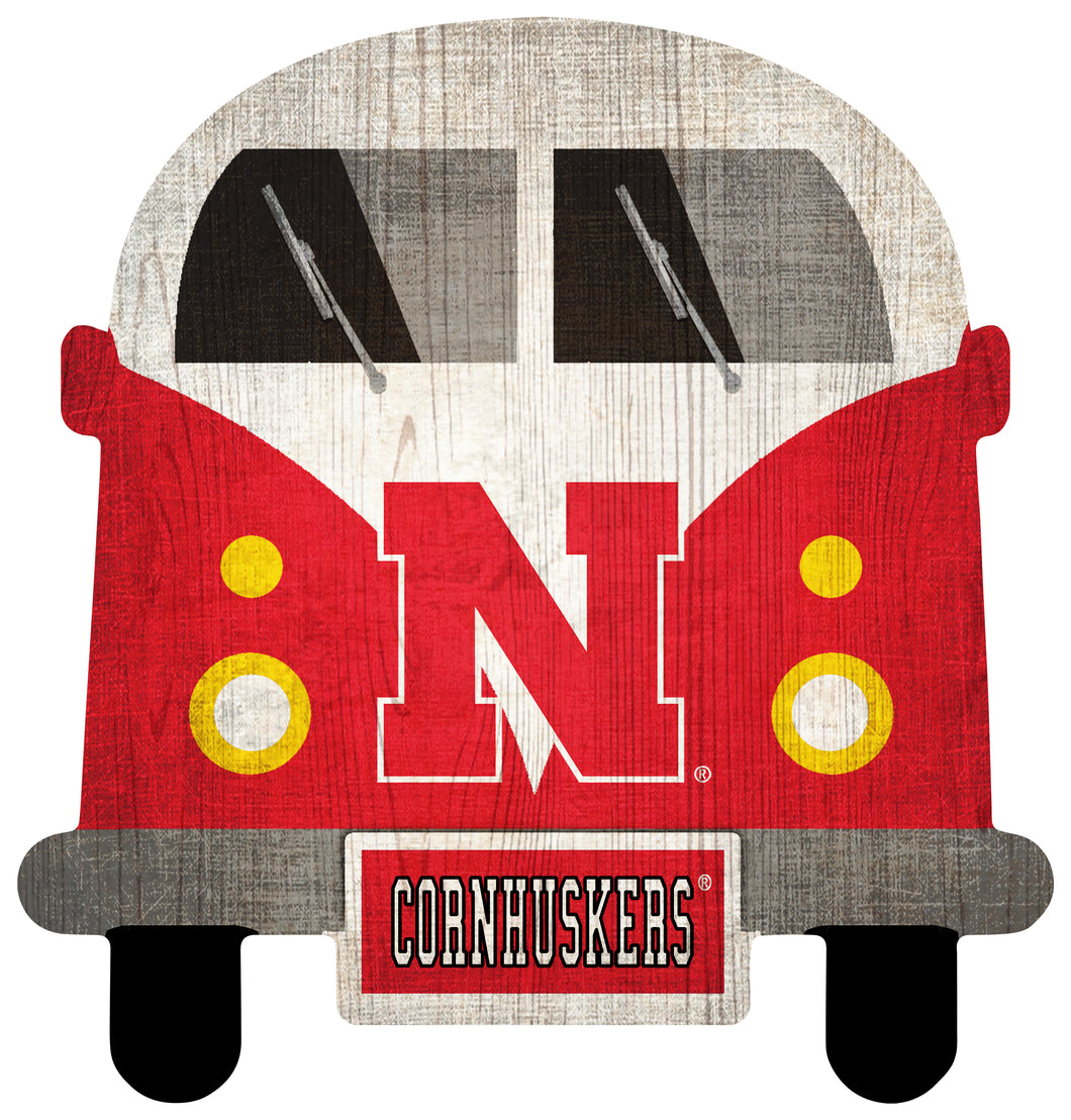Nebraska Cornhuskers Team Bus Sign