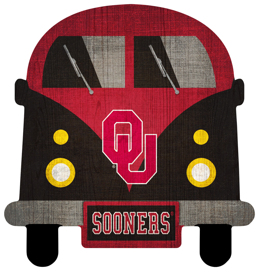 Oklahoma Sooners Team Bus Sign