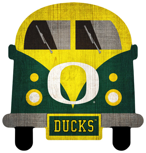 Oregon Ducks Team Bus Sign