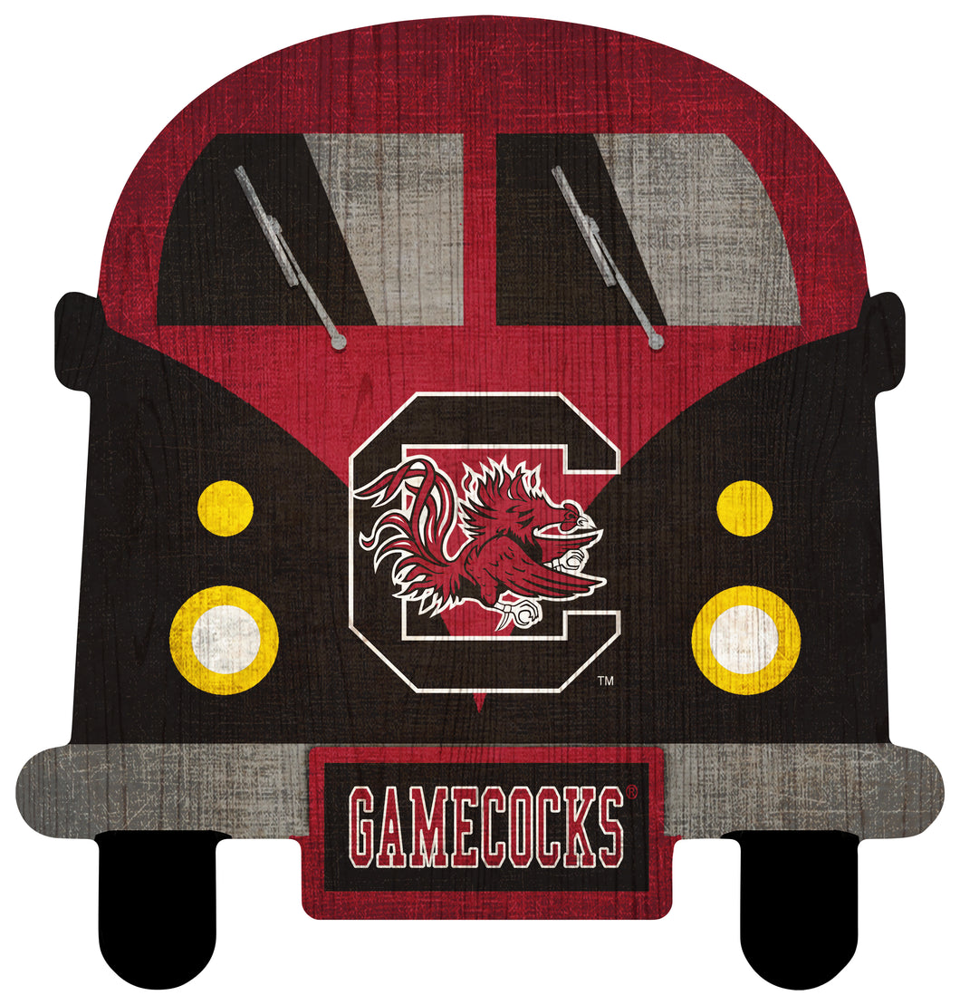 South Carolina Gamecocks Team Bus Sign