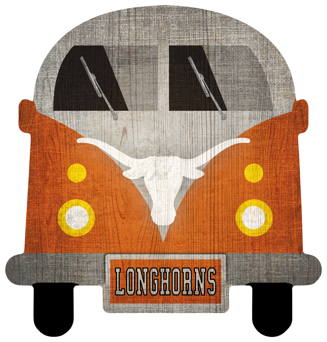 Texas Longhorns Team Bus Sign