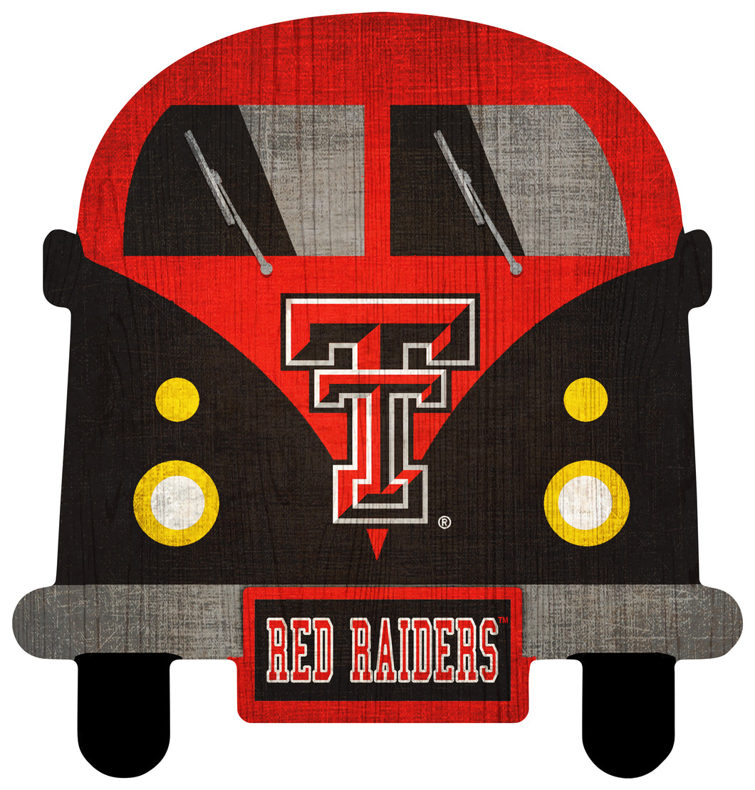 Texas Tech Red Raiders Team Bus Sign