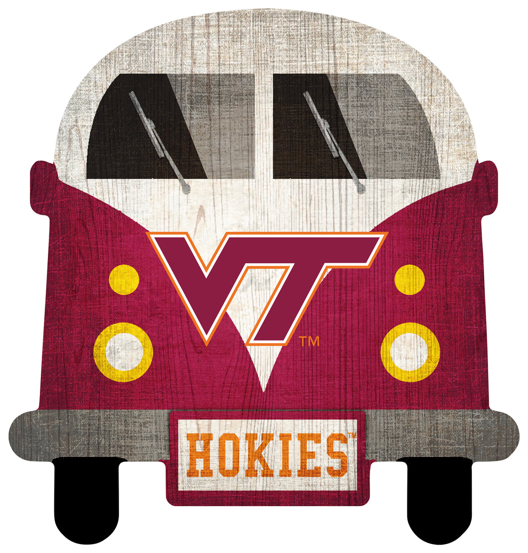 Virginia Tech Hokies Team Bus Sign