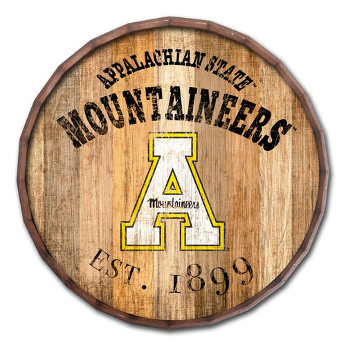 Appalachian State Mountaineers Established Date Barrel Top -16