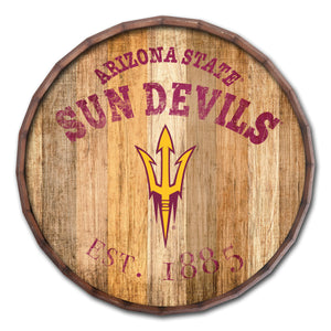 Arizona State Sun Devils Established Date Barrel Top -24"