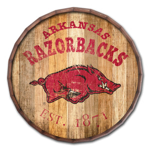 Arkansas Razorbacks Established Date Barrel Top