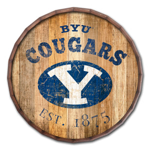 BYU Cougars Established Date Barrel Top