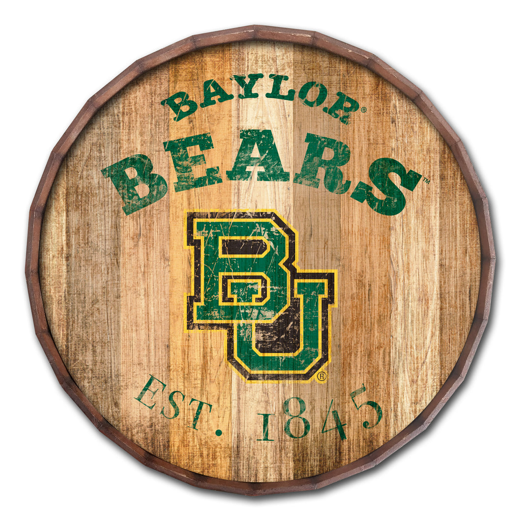 Baylor Bears Established Date Barrel Top