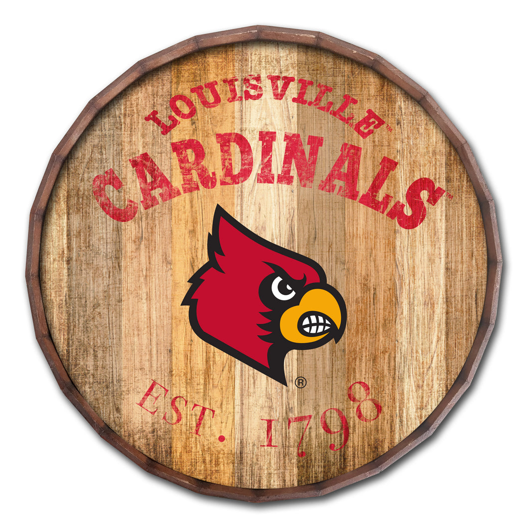 Louisville Cardinals Established Date Barrel Top -16