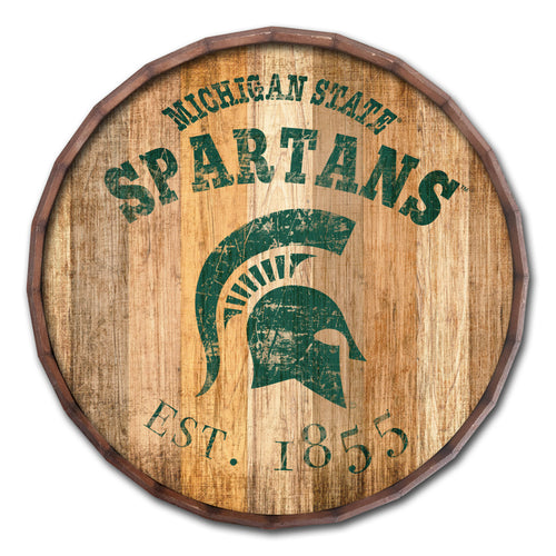 Michigan State Spartans Established Date Barrel Top -16