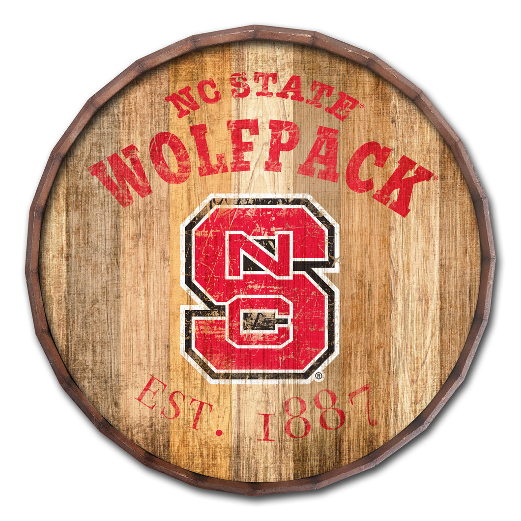 NC State Wolfpack Established Date Barrel Top 