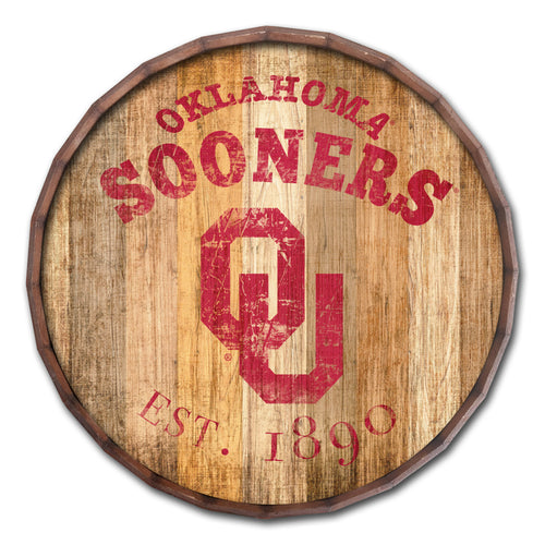 Oklahoma Sooners Established Date Barrel Top -16