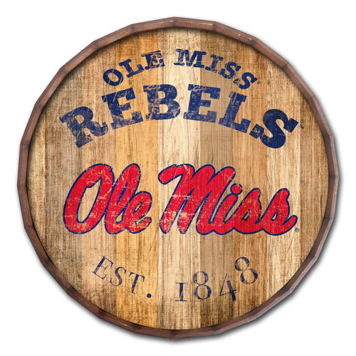 Ole Miss Rebels Established Date Barrel Top -16