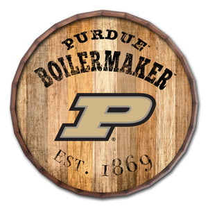 Purdue Boilermakers Established Date Barrel Top -16"