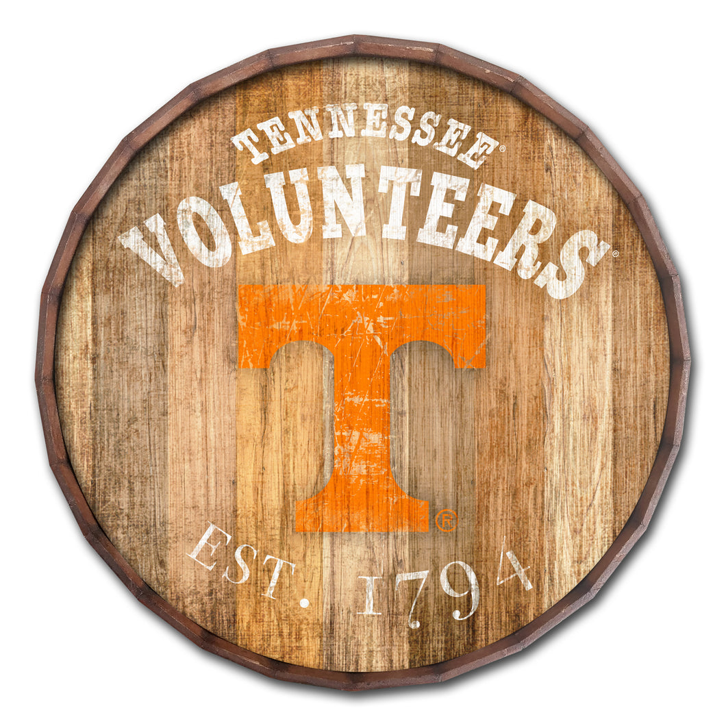 Tennessee Volunteers Established Date Barrel Top