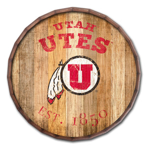 Utah Utes Established Date Barrel Top